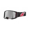 Alpinestars Oculos Supertech Lente Espelhada Prt/Verm.Os