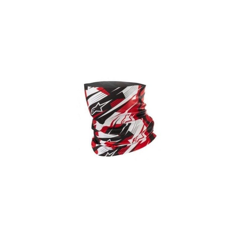 Alpinestars Gola Blurred Preto/Branco/Vermelho