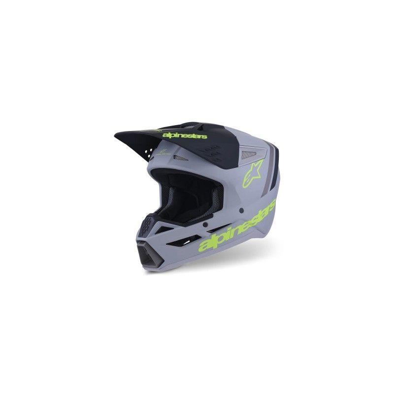 Alpinestars Capacete S-M3 Radius Cz/Prt/Am Fluo.57-58 M